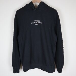 Justin Bieber Purpose The World Tour 2016 Hoodie Adult Small 21.5x27